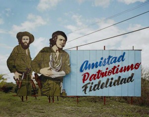 Roadside billboard in Santa Clara, 2002